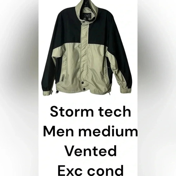 Btg Storm Tech men M. barn coat,performance jacket, Nylon,zip up ,Velcro,vented - Picture 1 of 17
